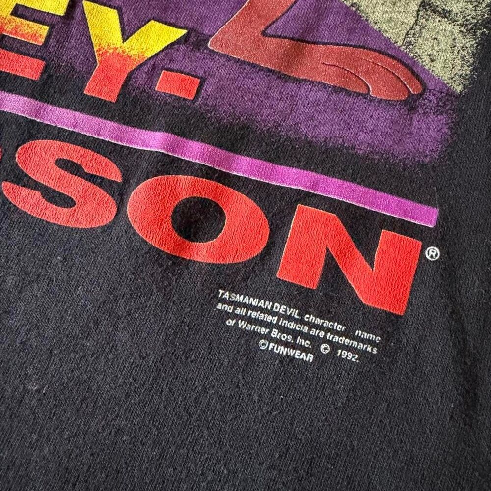Harley-davidson 90s taz t shirt - Picture 3 of 6